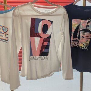 Bundle of 3 Nautica Girls T-shirts Size 16